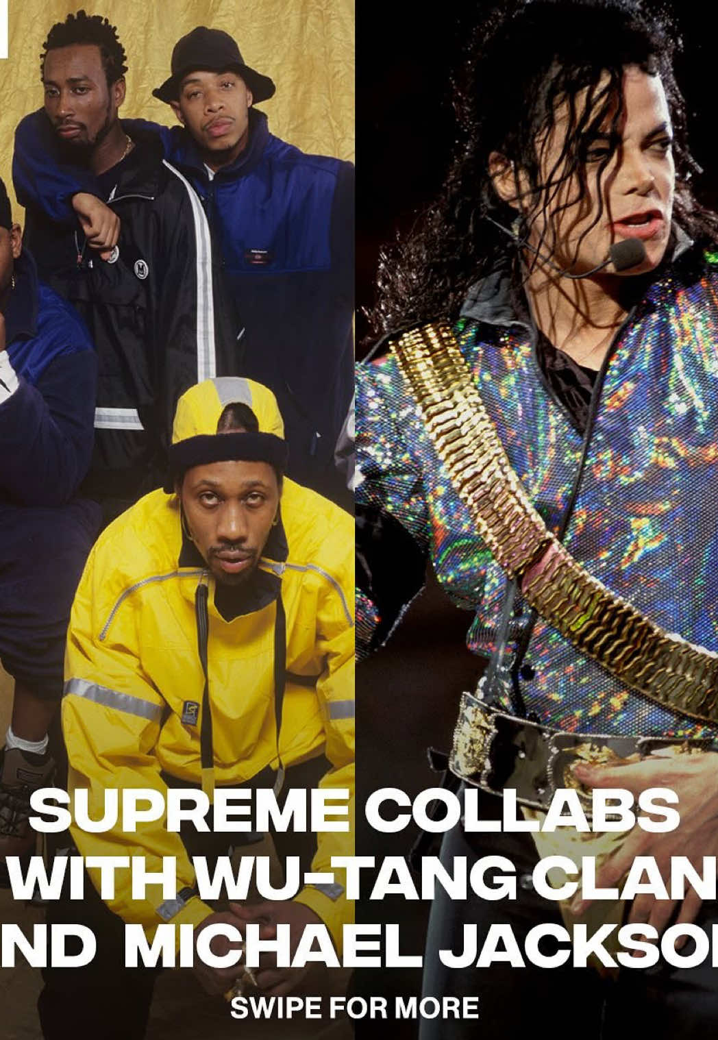 Supreme is collabing with Wu-Tang AND Michael Jackson!? #supreme #streetwear #TikTokFashion #fashiontiktok #greenscreen 