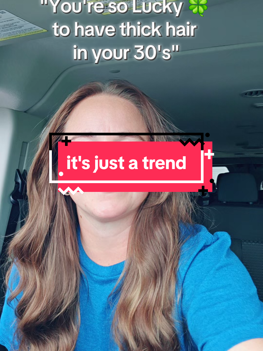 I have better hair in my 30's than I did in my 20's! #hairtrends #thinhairtrend #hairthinning #thickhair #trending 