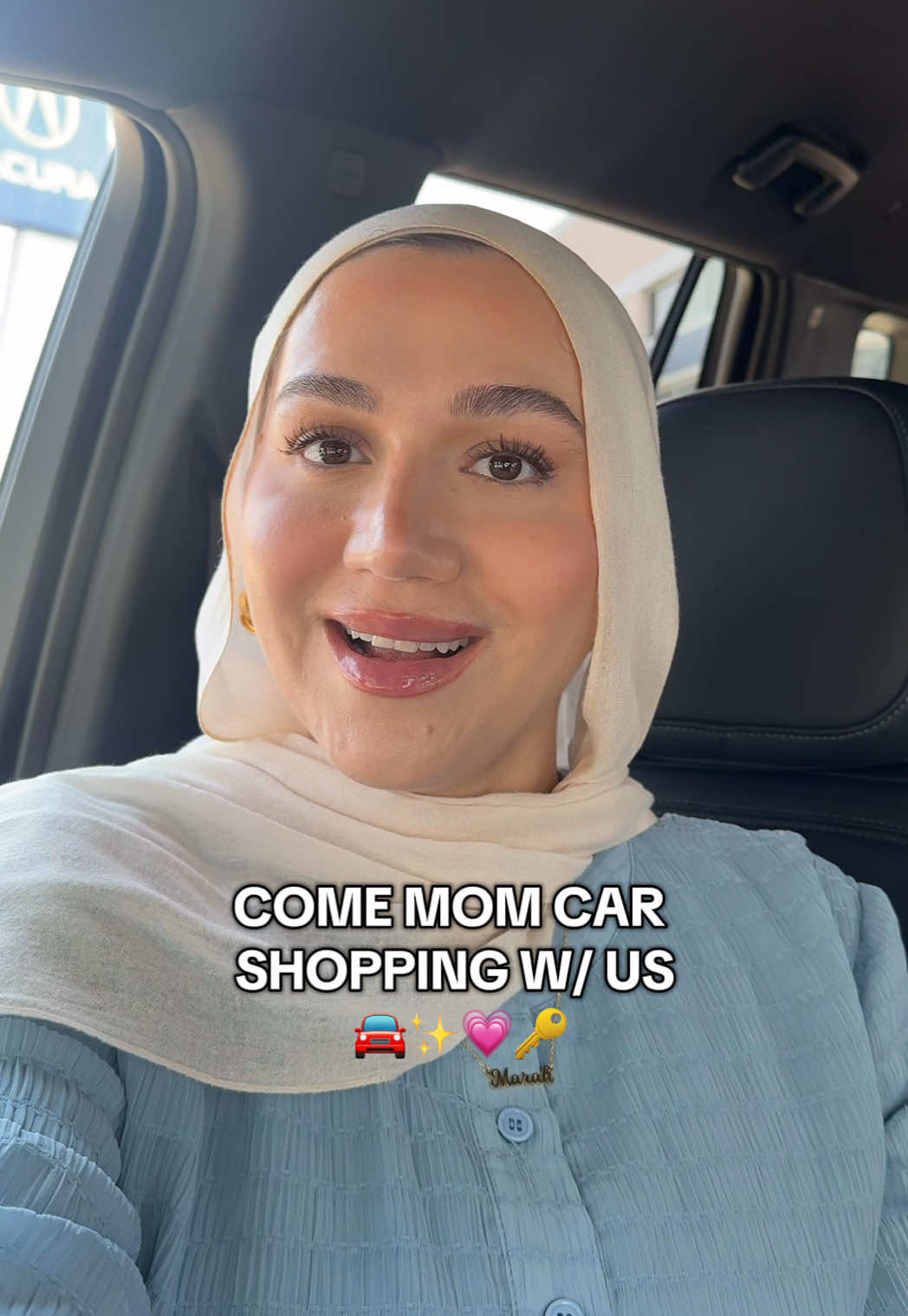 Okay two great options but still wanting to go look at a few more options we have written down!!! What do you guys think about the white exterior?!! #momcar #carshopping #suv  #parents #familycar 