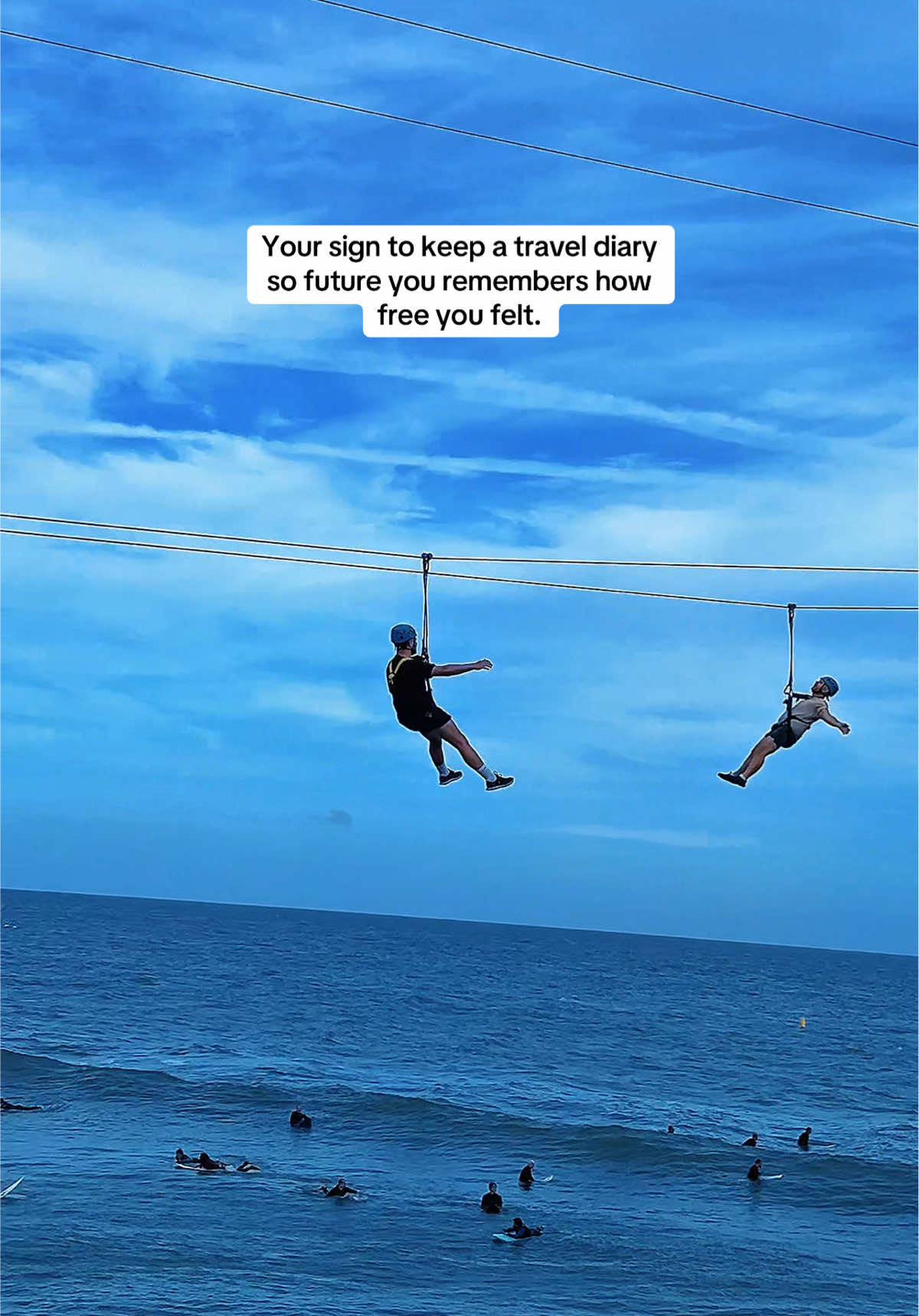 Spotted these two bros flying down the Bournemouth Beach zip line 🎢🌊 The energy was pure good vibes, and I had to capture it 😎✌🏾  #nothingbeatsajet2holiday #jet2holidays #ukstaycation   #bournemouthbeach #uktravelblogger 