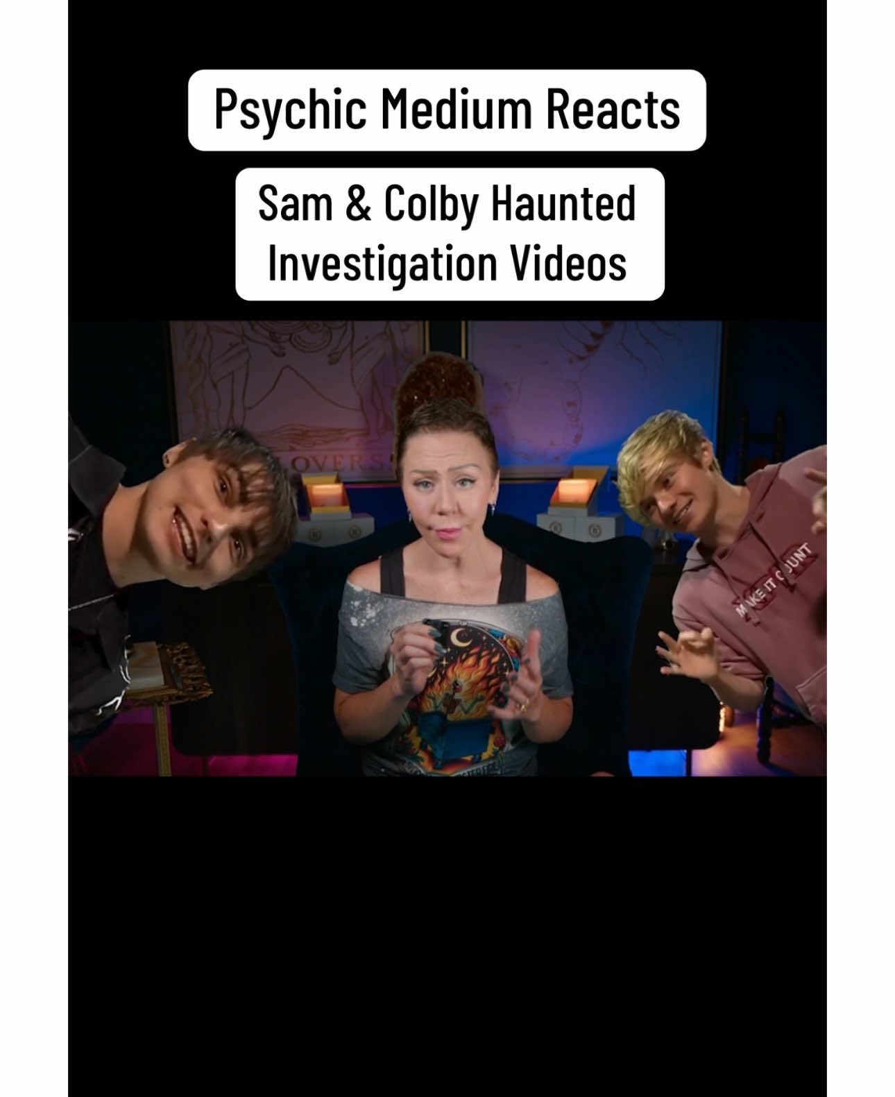 Sam and Colby Real or Fake? This weeks your favorite psychic medium reacts to Sam and Coby’s investigation of the Lizzie Borden House. I’m focusing more on the medium side of it and not as much of the investigation to see is it legit or is it just for show… the full episode drops on Friday 8/29! Lmk what video or videos you want me to react to next! Tag me! #samandcolby #psychic #react #hauntedhouse #fyp 