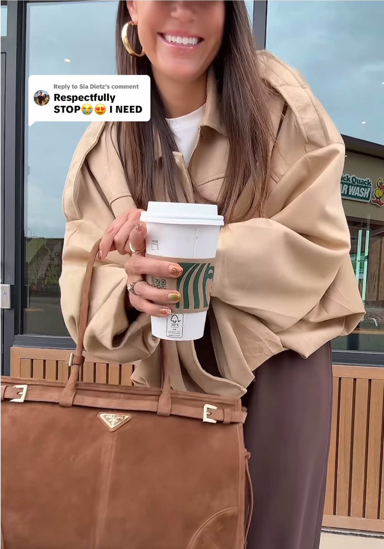 Replying to @Sia Dietz  I’m always the friend that says add to cart 😅 . . #falltrends #amazonfinds #falloutfits #prada 