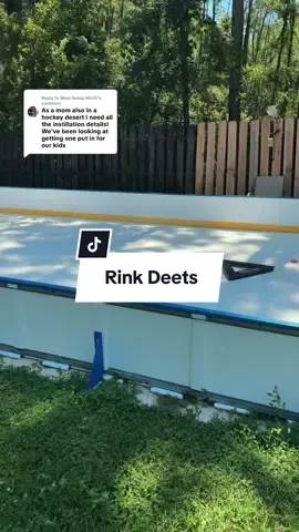 Replying to @Mom Group Misfit here are some more details on the rink! #syntheticice #hockeyrink #hockeymom #youthhockey #hockeytok 