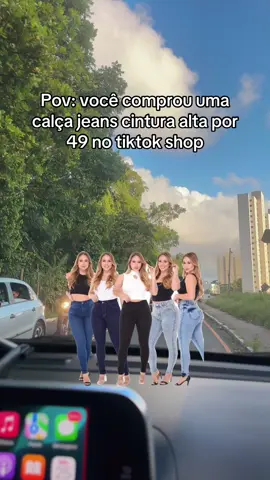 Calça Jeans Feminina Cintura Alta Skinny Levanta Bumbum #calca #modafeminina #compras 