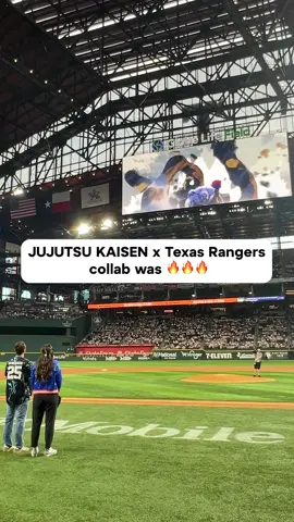 Did you join us last month for JUJUTSU KAISEN x Texas Rangers? ⚾️ We had so much fun! #jujutsukaisen #texasrangers #JJK #animetok 