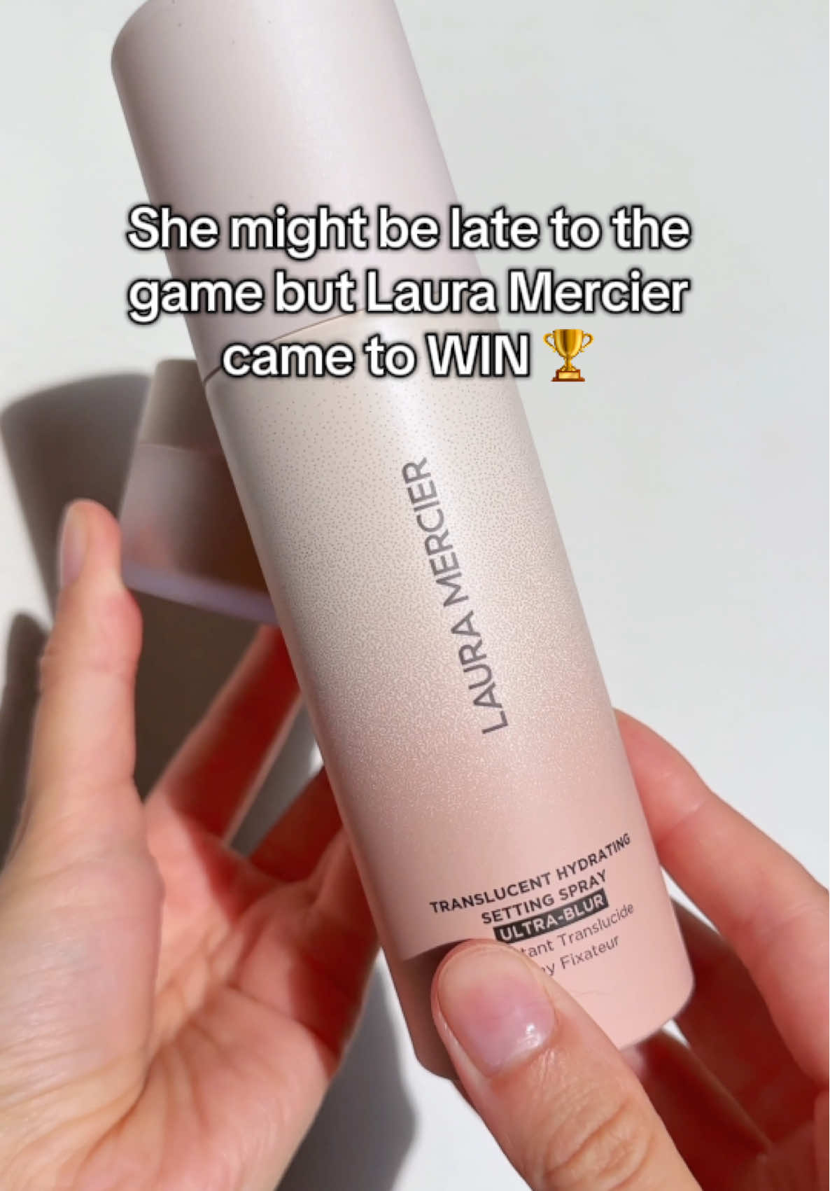 They thought of EVERYTHING ‼️ It’s also the perfect setting spray for sensitive skin 👌🏼 @Laura Mercier  🆕 Laura Mercier Translucent Hydrating Ultra Blur Setting Spray ##SetWithLaura##LauraMercier##settingspray #TikTokShopNewArrivals #TikTokShopLaborDaySale 