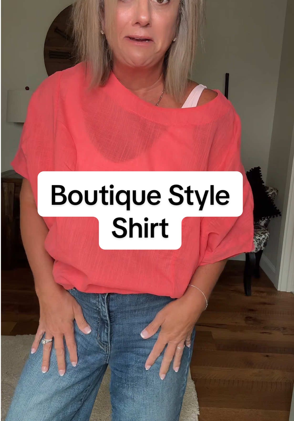 @Cherrybetty Oversized shirt! Super cute fit! #OOTD #boutiqueclothing #FallFashion #TikTokFashion 