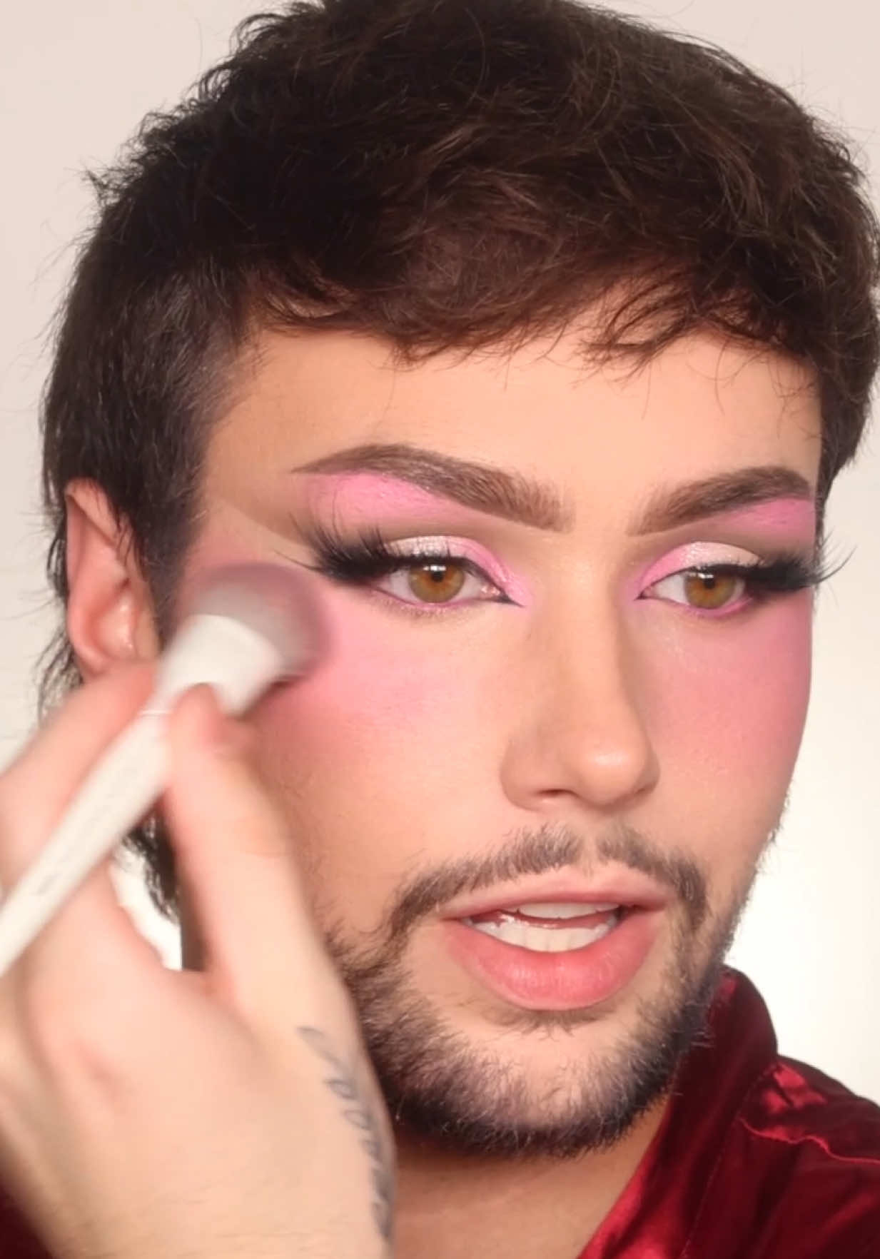@MannyMua ARE U JOKIN?????? bc why am i JUST NOW finding out you got down like this with @Lunar Beauty🌙 👀👀👀 #pinkblush #liquidblush #blushtrend #blush #makeupreview 