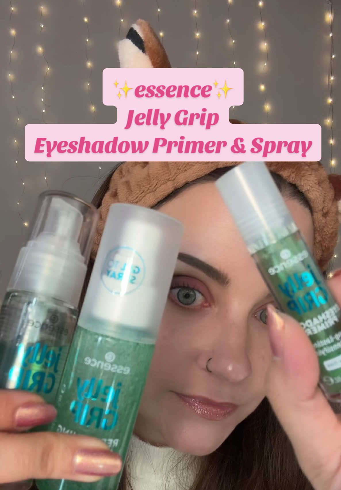 ✨💕NEU essence Jelly Grip Eyeshadow Primer & Refreshing Aloe Spray 💕✨ (Werbung/PR, unbezahlt)  Vielen Dank an @essence.cosmetics für die Produkte 🥰 Besonders die Lidschatten Base bzw. den Primer fand ich toll.  #essence #essencecosmetics #essencemakeup #essenceneuheiten #essencelover 