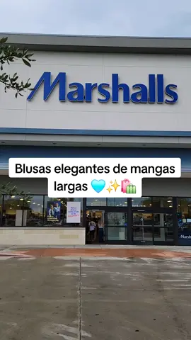 Blusas elegantes de mangas largas 🩵✨️🛍 #fyp #fypシ #parati #marshalls #blusas 