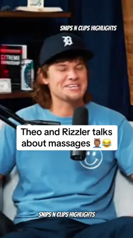 “Can people even legally massage kids?” #theovon #theovonclips #therizzler #podcast #massage @Theo Von @ItzTheRizzler 