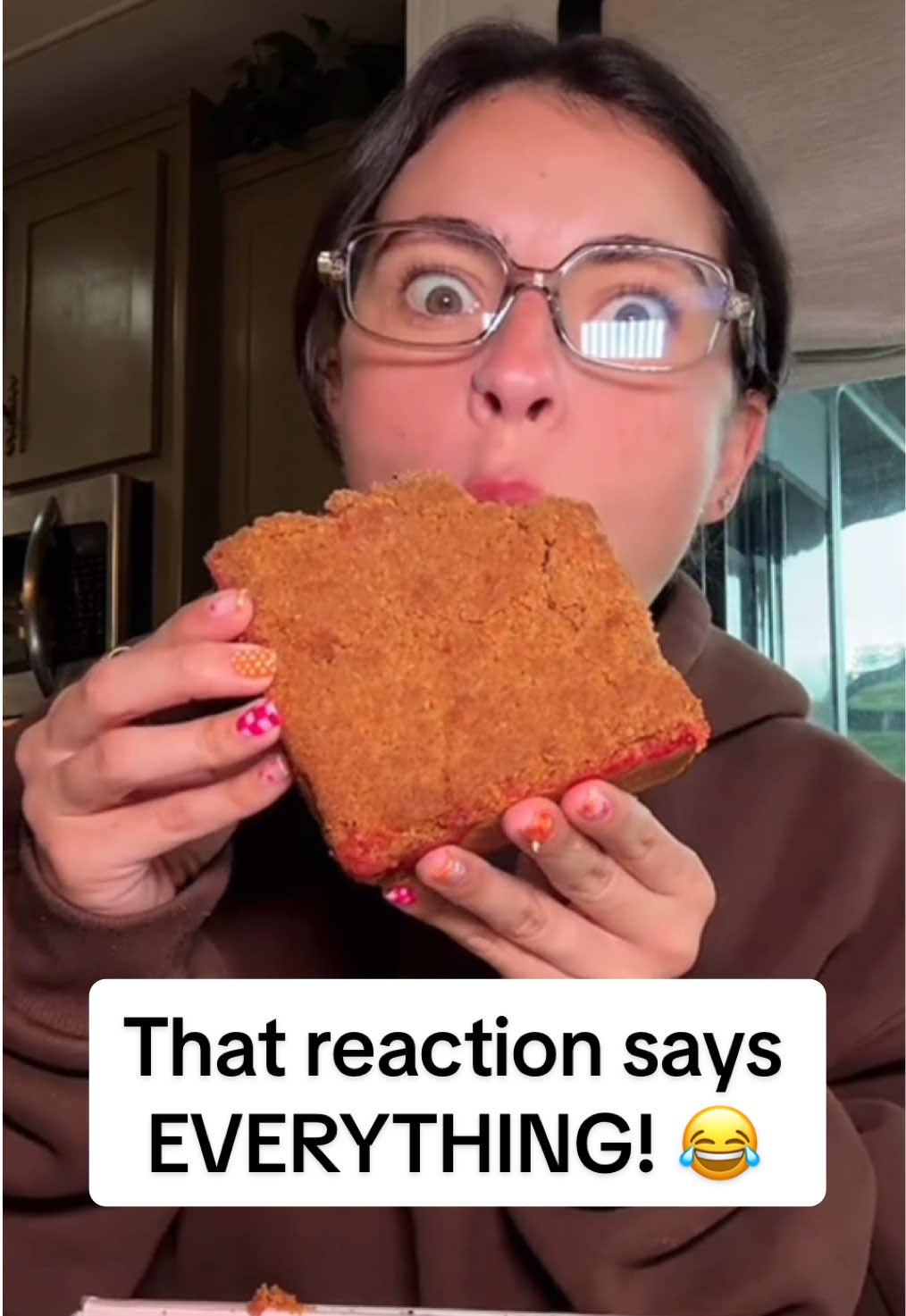 That reaction says EVERYTHING! 😂 #buckeyebrownies #brownies #blondies #SmallBusiness #ohiofood #ecommerce #akron 