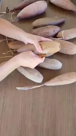 #art,artesanato arranjo feito com bucha vegetal 