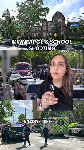 A sh00ting in Minneapolis at a catholic school and church has taken the lives of 2 children and wounded at least 17 more. The g*nman has been identified - he took his own life after the attack. #minneapolis #schoolshootingawareness #breakingnews #news #truecrime 