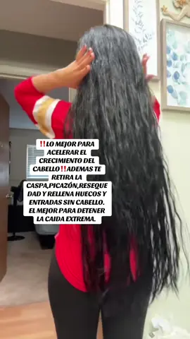 ‼️LO MEJOR PARA ACELERAR EL CRECIMIENTO DEL CABELLO‼️ADEMAS TE RETIRA LA CASPA,PICAZÓN, RESEQUEDAD Y RELLENA HUECOS Y ENTRADAS SIN CABELLO. EL MEJOR PARA DETENER LA CAIDA EXTREMA. #foryou #parati #fyp 
