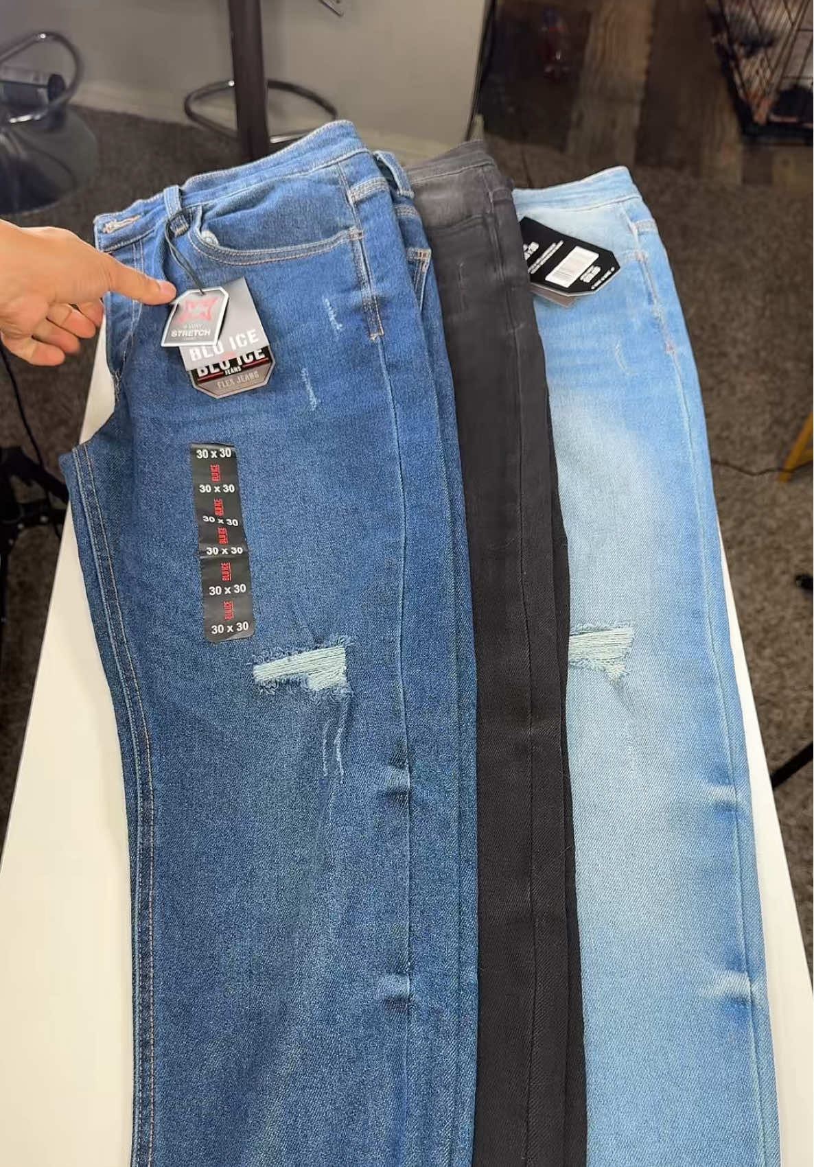 #jeans #rippedjeans #jeansformen #tiktokshoplabordaysale #jeansparahombres 