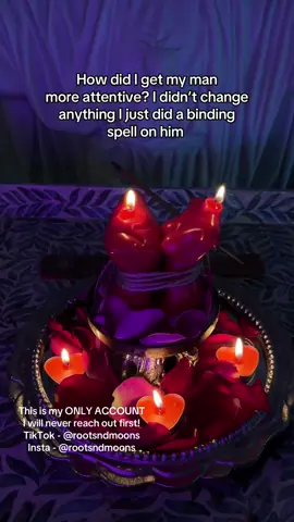 The key to keeping his attention on you 🫣 Link in bio to book a spell 🕯️ #rootsandmoons 