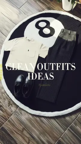 boxy pocket+loose pants stripe+pantofel😎 #promomakangajian #cleanoutfit #OOTD #fypage 