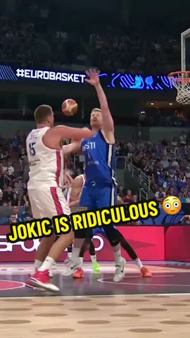 NIKOLA JOKIC IS A MAD MAN.  #EuroBasket #basketball #fyp #jokic #NBA 