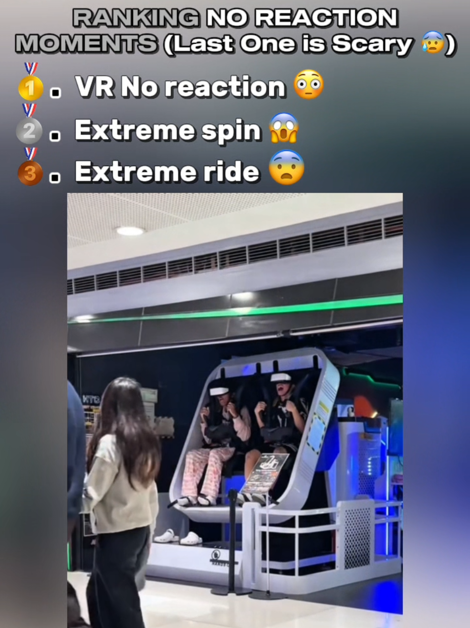 Ranking No Reaction Moments 🫨 #fyp #noreaction #extremeride #traumatized #funnytiktok 