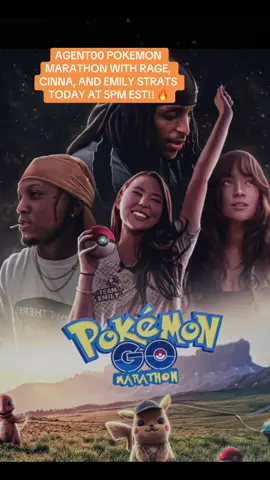 AGENT00 POKEMON MARATHON WITH RAGE, CINNA, AND EMILY AT 5PM EST!! 🔥 #viralvideo #trending #agent00 #amp #fyp 