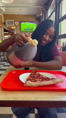 A lady and her jug.  #mikeshothoney #hothoney #funny #fyp #drizzlethemikes 