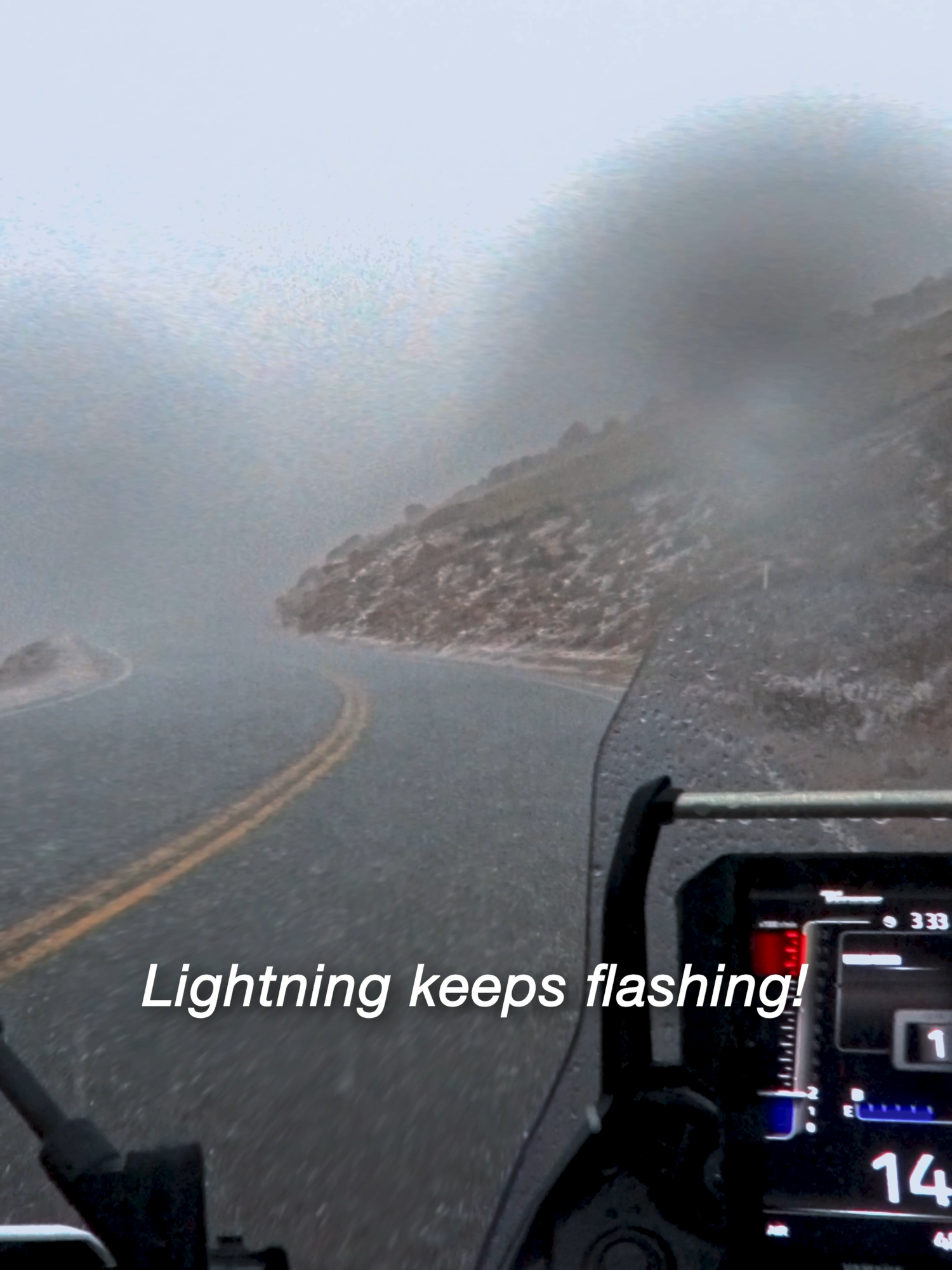 Caught in a LIGHTNING STORM on a Motorbike | Pikes Peak ⛰️
