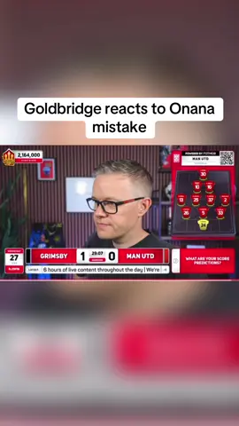 #markgoldbridge #manchesterunited #onana #fyp 