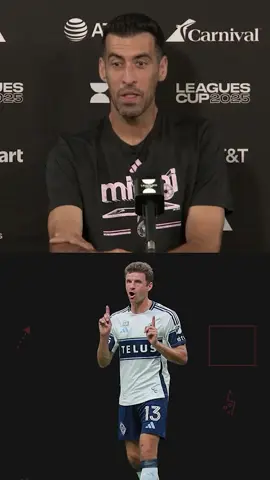 Sergio Busquets welcomes Thomas Müller to MLS 🔥⚽️ #beINSPORTS