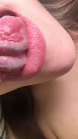 Sound on for this 💋👅💕mini  tour of my mouth  #tongue #cosplay  #cringe  #giantess #vore