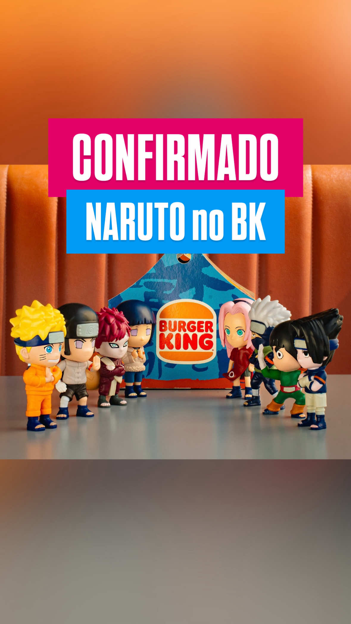 CONFIRMADA (finalmente) a coleção de Naruto no @burgerkingbr 🧡 Comenta aí embaixo o que você achou dessa coleção 👇🏻👇🏻    #naruto #narutoshippuden #narutouzumaki #narutomemes #sasuke       