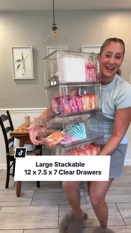 These drawers are back in stock and finally on sale again—but only if you add them to your cart. I bought six. No regrets. #stackabledrawers #homestoragehack #organizationfinds #momlifeorganization #dealsforyoudays