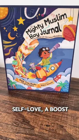 A boy needs a lot of self-love, a boost in confidence and a positive relationship with #Allah to grow up to be a confident, caring, responsible, #Muslim man.  With over 100 pages of #positive affirmations, reflective #exercises, dhikr prompts, #gratitude, acts of kindness, it is the perfect addition to every muslim boys shelf. Find this and more at Crescent Moon Bookstore.