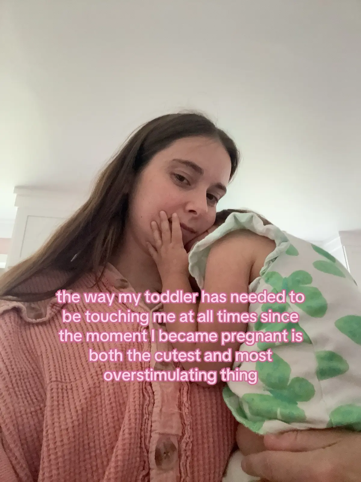 I just need 5 minutes 🥲 but also I know I’ll wish for this time in the future  - #pregnanttoddlermom #stayathomemomcontent #sahmcontentcreator #slowmotherhood #secondtrimesterpregnancy 