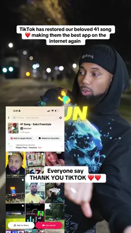 Tiktok, you have restored our beloved song and we are forever grateful ❤️ we love you 