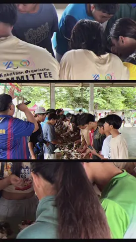 LNK 2025!💙💛❤️ Boodle Fight!🍽️ #LNK #linggongkabataan2025 #skchairman #skpoblacion #sangguniangkabataanngpoblacion 