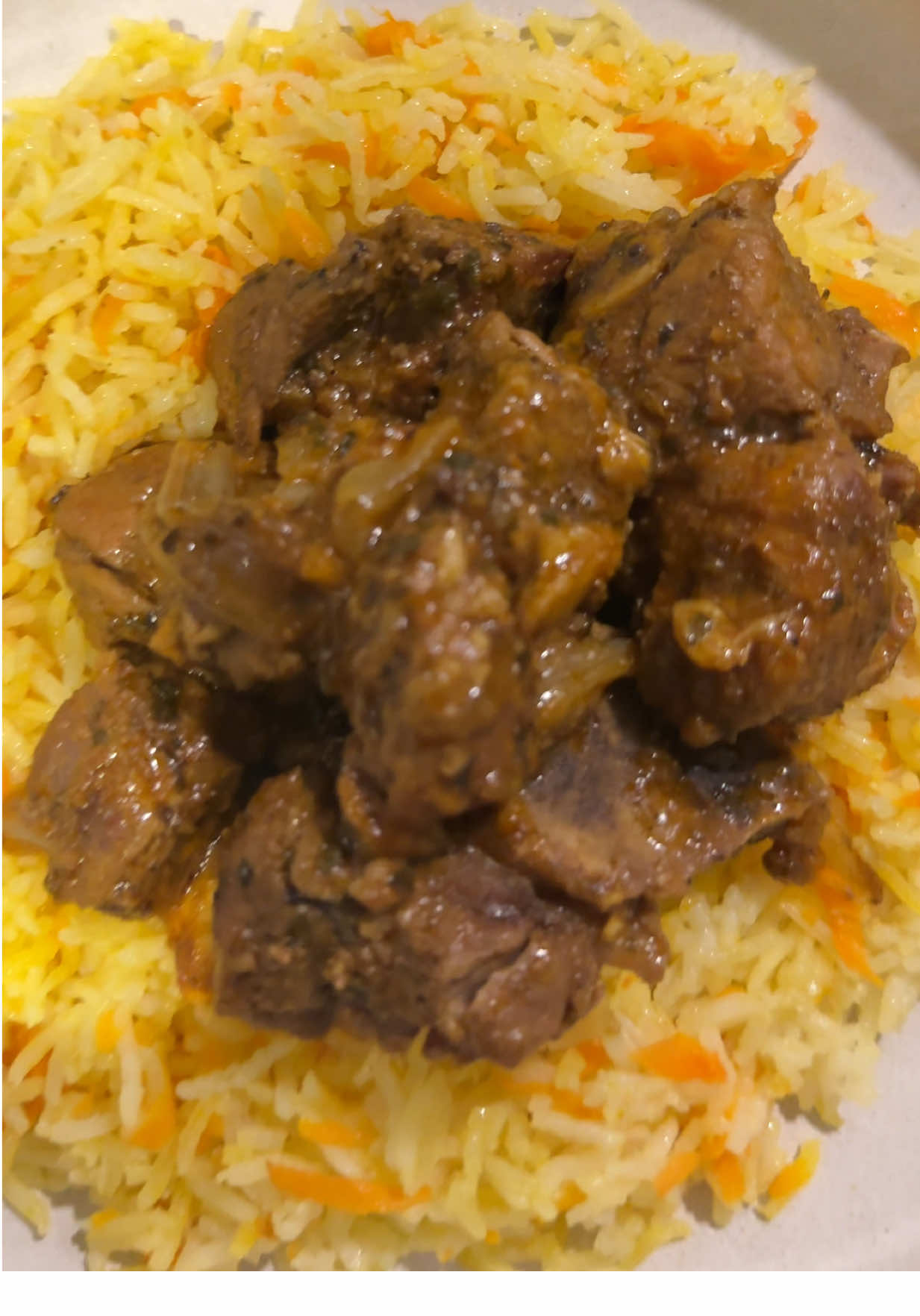 Let’s make easy dinner together rice and beef Eritrean TikTok 🇪🇷