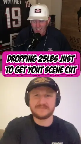@Feitelberg lost 25lbs for a tarps off scene that they didn’t even end up using 😂