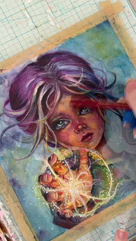Finally working on this piece again after a few days off to reset my brain with her.  She is coming along beautifully #beautifulbizarremagazine #fantasytok #drawingprocess #surrealism #artistsoftiktok 
