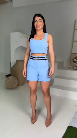 seja muito bem vinda(o)⭐️ aqui você encontra moda de qualidade e com vários estilos🥰 Confira e descubra o look perfeito para Você!!!  peça já o seu pedido!  atenderemos pelo chat 📲#conjunto#linhao #short #Cropped#verao2025 