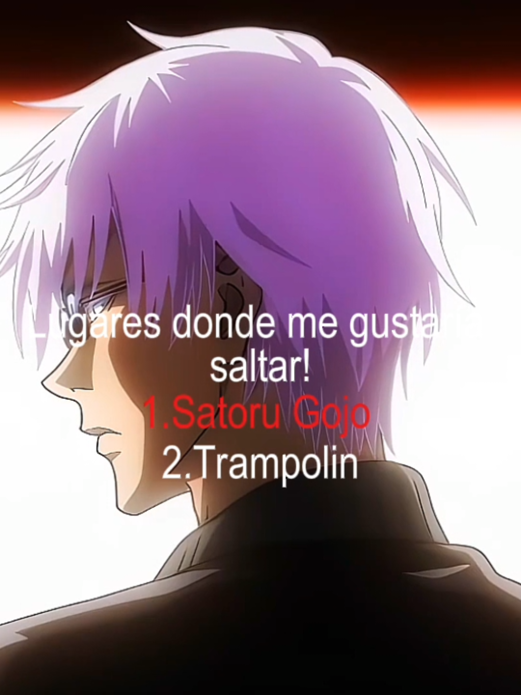 El 1 es el mejor trampolín para saltar 🫦🔥 #satoru #gojo #satorugojo #gojousatoru #jujutsukaisen 