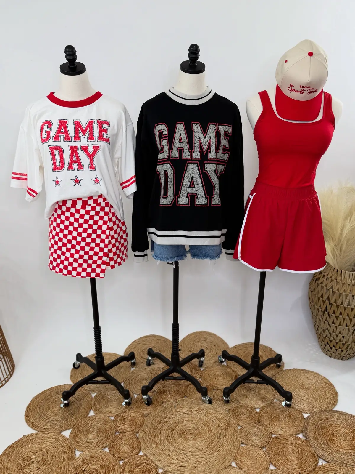 Where are my Chiefs, Huskers + Hog football fans at?! 🏈 Game day is here at Bmaes, we make it CAUTE! ✨ Whether you’re tailgating, stadium bound, or just here for the snacks - we’ve got your outfit covered, girl! From cozy oversized pullovers to statement bottoms and easy fits, this collection is made for football season (and beyond). 👏🏼 ✨ SAVE10 = 10% off your first order 💌 Fast + free US shipping $99+ 📍 Small business based in Nebraska