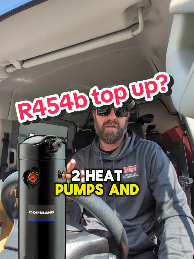 Understanding new nomenclatures... We discuss the first 3 letters on newer Copeland scroll compressors.   Y - A2L H- Heat Pump (this compressor is for a water cooled heat pump application)  V - Variable Speed Also remember, R454b is a blended refrigerant with a negligible glide.  It can be topped up to an existing system without removing the entire charge after a leak is repaired.   #hvac #hvacr #heatpump #a2lrefrigerant #copelandcompressor 