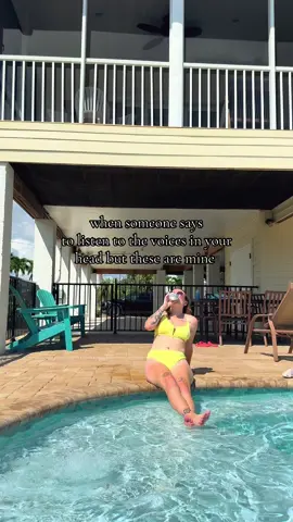 the voices landed me poolside w/ a seltzer in hand😎😌🙌🏻🍻