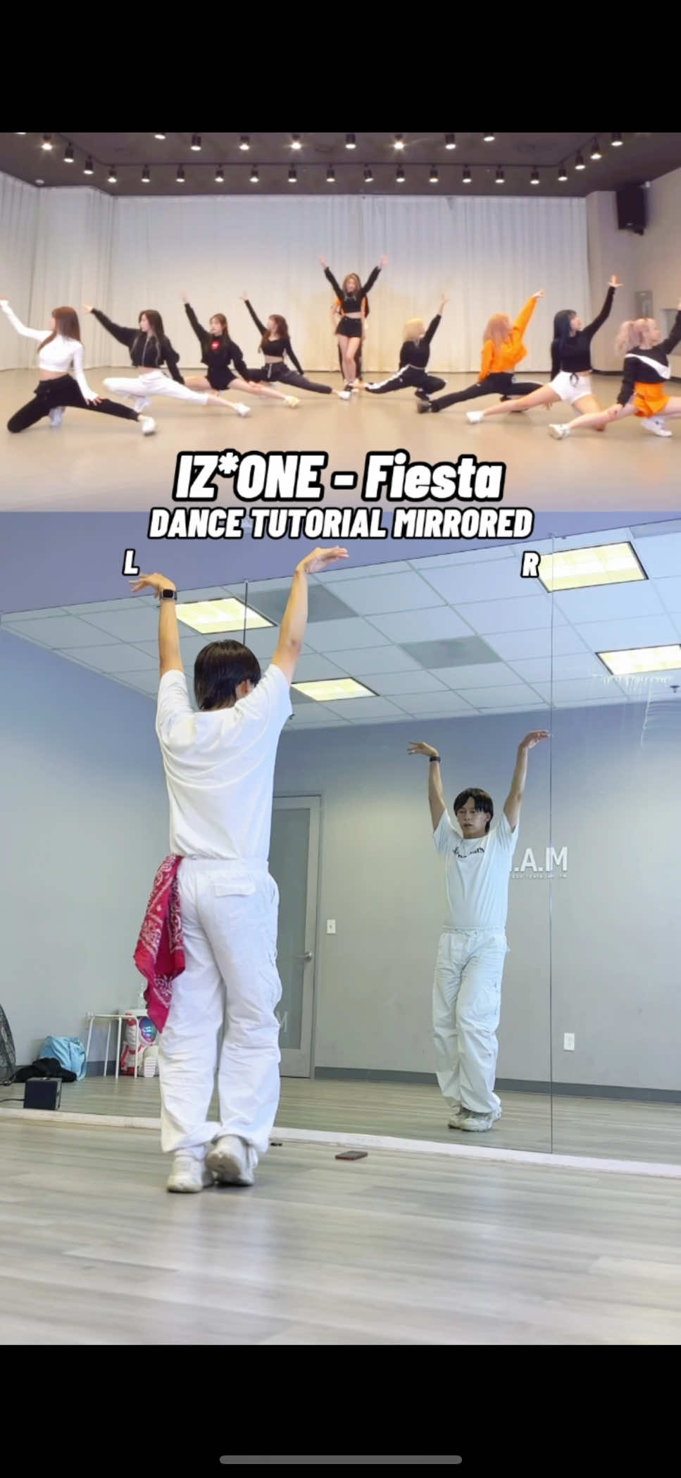 IZ*ONE - ‘Fiesta’ DANCE TUTORIAL MIRRORED #izone #izonefiesta #kpopdancetutorial #kpoptutorial 