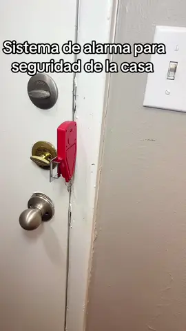 Sistema de alarma para la seguridad de la casa,se coloca en la puerta #lock #point #puerta #casa #seguridad 