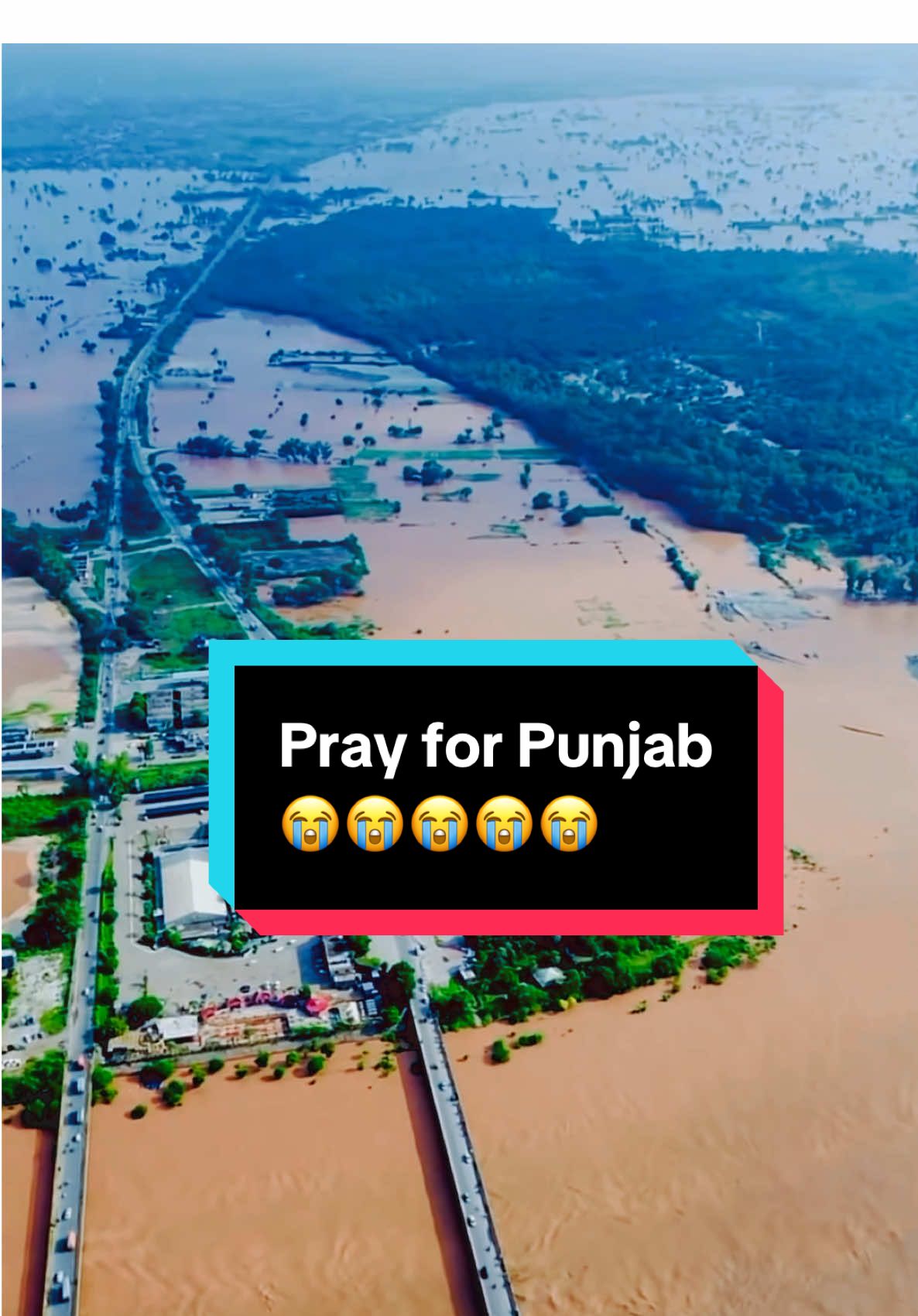 Pray for Punjab. Punjab doob rha hai 😭😭😭😭 #foryou #punjabflood #fyp 