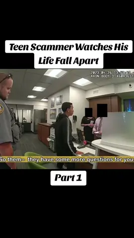Teen Scammer Watches His Life Fall Apart #policeofficer #police #cops #bodycam 