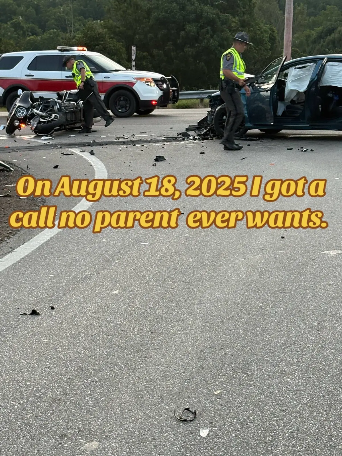 Still in critical condition all because a person wanted to beat him through the light. 