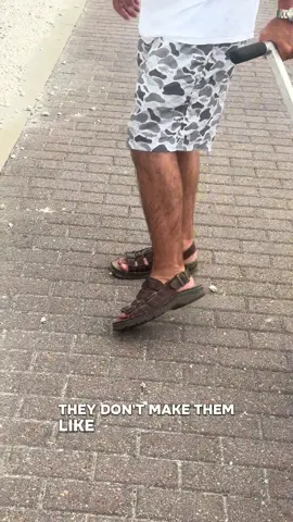 My dad & his favorite old ass sandals 🤣 #dadsoftiktok #funny #vacations #sandals 